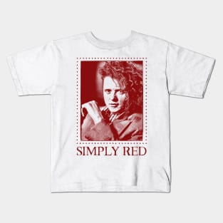 Simply Red - Retro Fan Art Kids T-Shirt